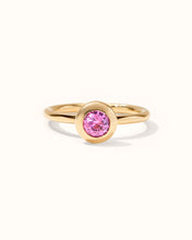 Lade das Bild in den Galerie-Viewer, Stackable Ring - Pink Saphir - klein