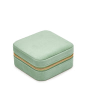 Lade das Bild in den Galerie-Viewer, Schmuckkästchen, Schmuckaufbewahrung, Travelcase - col. pastel green - geschlossen
